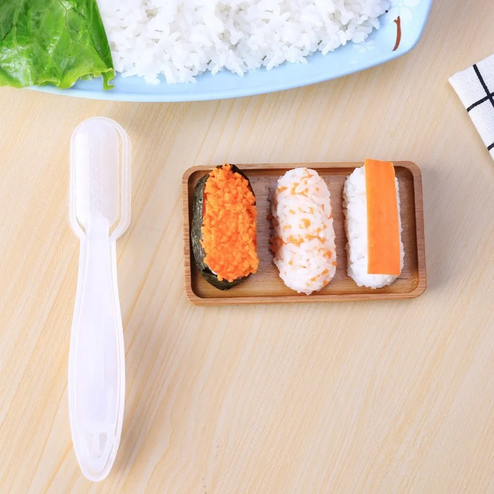 

Rectangular Sushi Maker Rice Press Mold Plastic Coisas De Cozinha Bento Accessories Creative DIY Mini Sushi Tools Kitchen Gadget