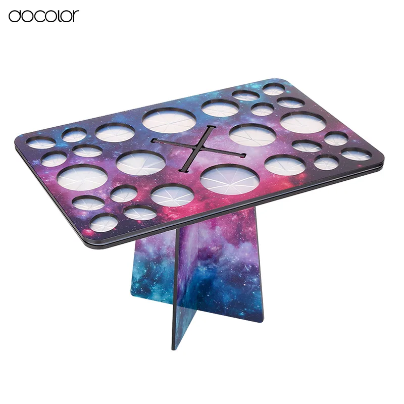 

Docolor 1pc Makeup Brush Holder Dry Brush Organizer Bracket Cosmetics Brushes Storage Holder Makeup Tool
