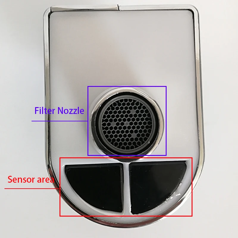 Автоматический Инфракрасный датчик, кран, аксессуары для кухонного бассейна, экономия воды, Индукционная насадка, фильтр, адаптер, свободные руки, питание от батареи