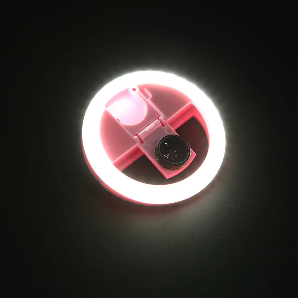 Портативная вспышка светодиодный фонарь Selfie Ring Light beauty Live Stream повышающая лампа с широкоугольным/макро объективом для камеры телефона