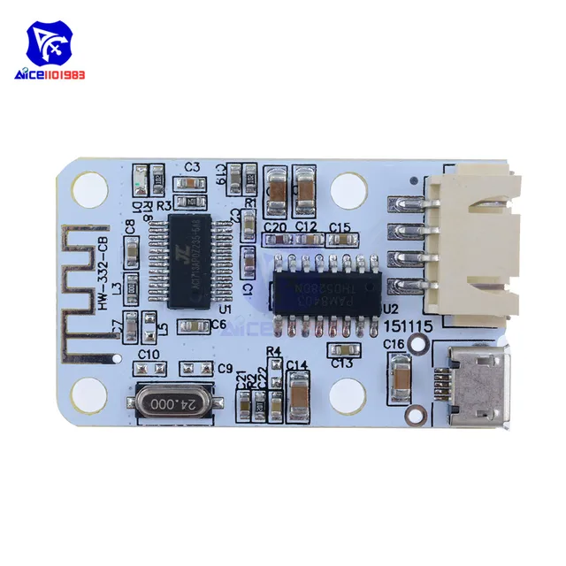PAM8403 Wireless Stereo Audio Receiver Module For Arduino