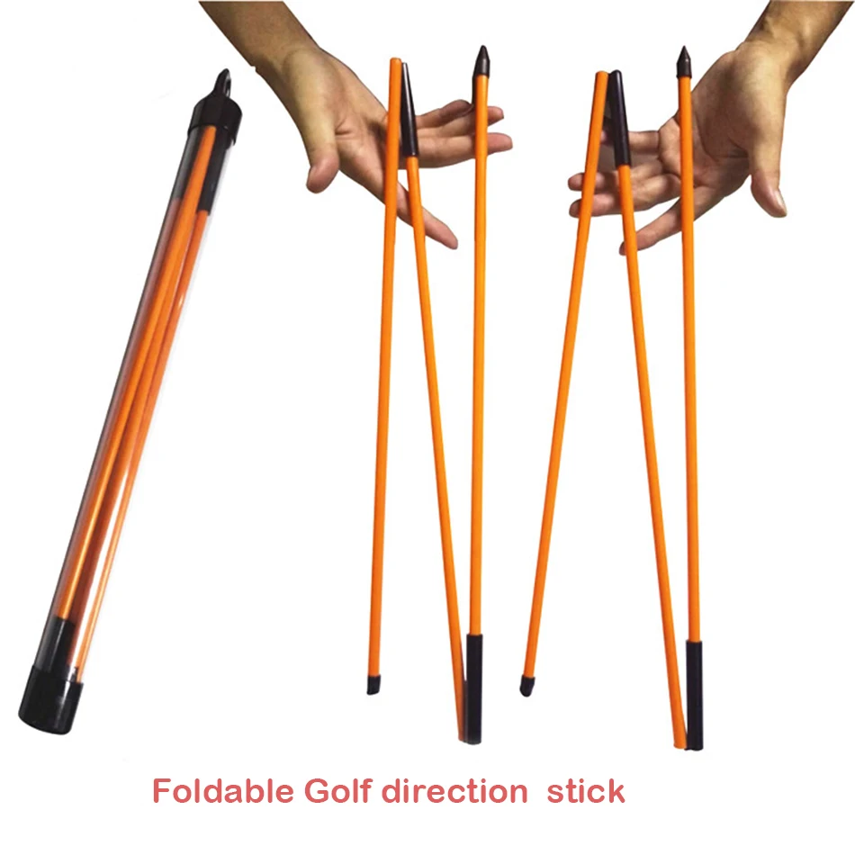 

Foldable Golf direction stick Training Aid equipment outdoor sports Golf Alignment Sticks free shipping