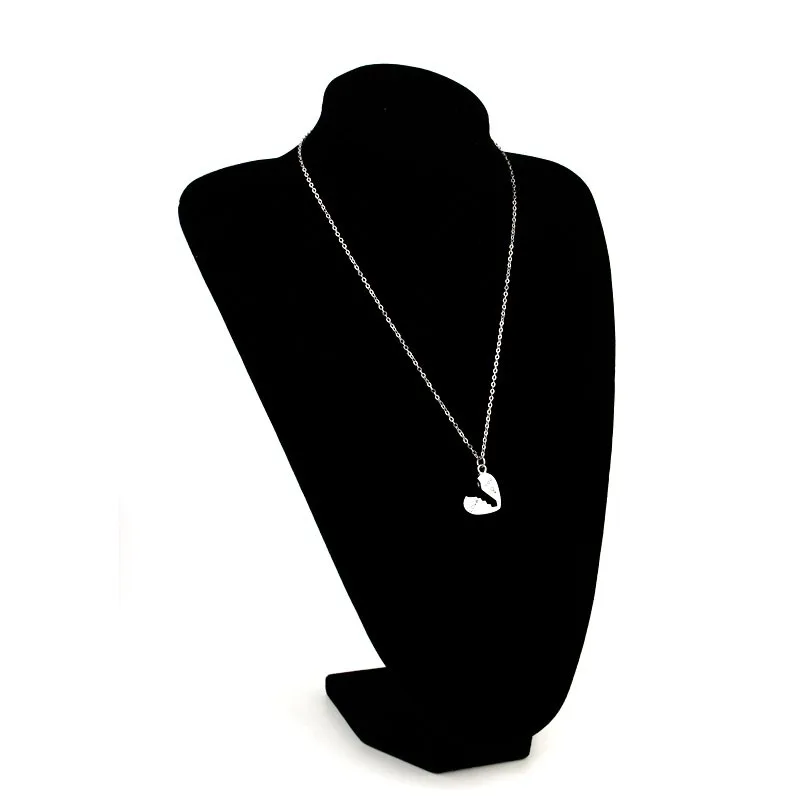 Ожерелье в виде разбитого сердца с серебряным покрытием 2 шт.|heart necklace|necklaces for