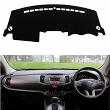 Для Kia Sportage R 2010 2011 2012 2013 автостайлинг Чехлы dashmatt Dash коврик солнцезащитный тент приборная панель солнцезащитный козырек на заказ RHD