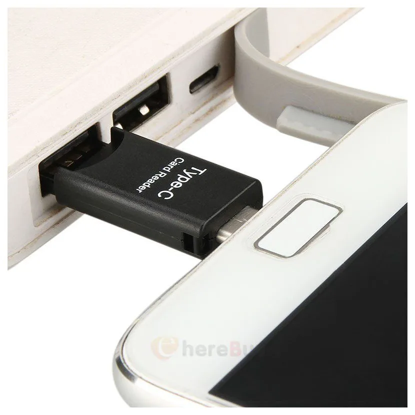 USB 3,1 Тип USB-C для Micro-SD TF Card Reader адаптер для мобильного телефона Macbook PC