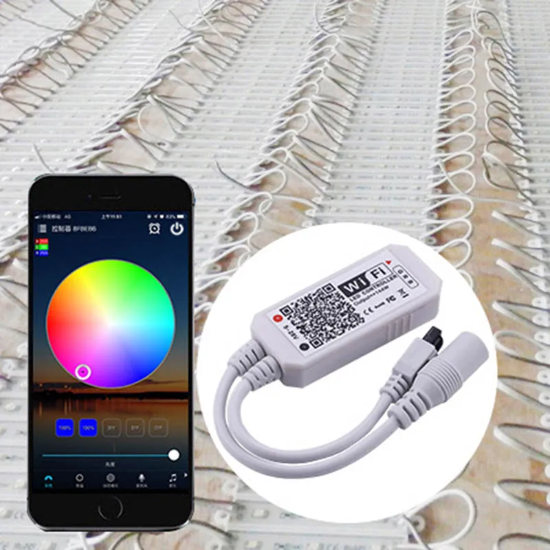 

WiFi Wireless Smart Controller with 24 Keys Remote Control for LED Light Home Bar CLH@8