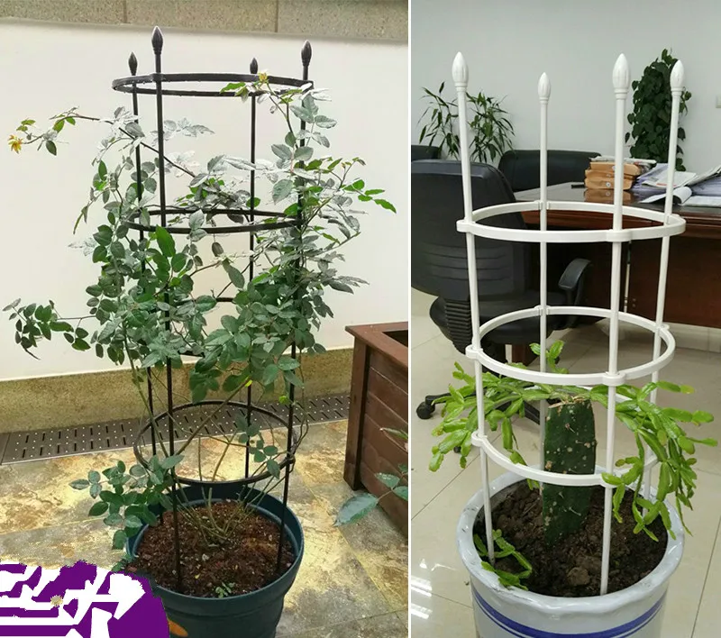 Прочная креативная стойка из ротанга для скалолазания декоративные садовые
