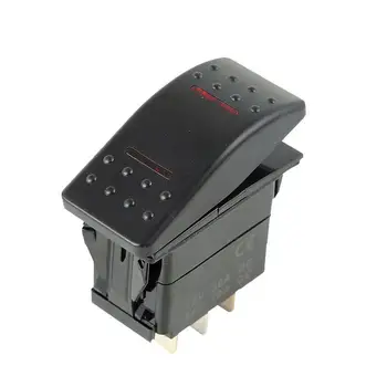 

DPDT Boat Marine Breaker ON-OFF-ON Switch 12V 24V 7 Pins Dual LED Lights