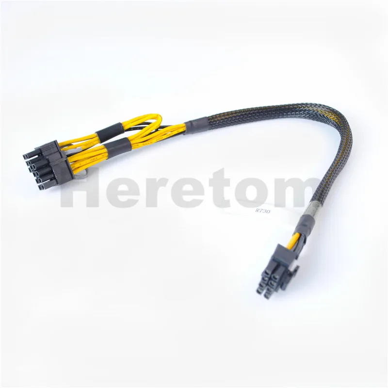 8pin to 8+8pin Power Cable For DELL PowerEdge R720 and GPU card 35cm US
