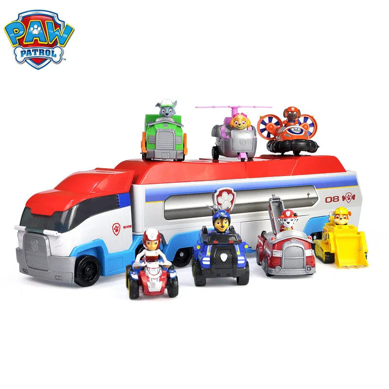 Genuine Paw Patrol Dog Car Action Figure Toys Mobile Rescue Big Bus  Patrulla Canina with Music Kid Boy Birthday Gift Toys - buy at the price of  $172.86 in aliexpress.com | imall.com