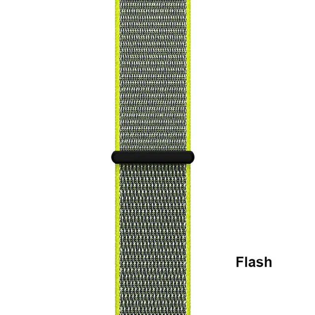 SIKAI 20 мм нейлоновый ремешок для часов спортивные часы тканый ремень для Huami Aamazfit Молодежный ремешок для часов для Amazfit Bip Bit Молодежный выпуск - Цвет: Flash