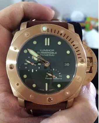 Роль 2017 Рождественский подарок PAM507 PAM 507 Сталь черный циферблат Автоматическая