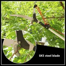 Outdoors 3 m curved knife four pulley pruning shears garden tools pruning tools