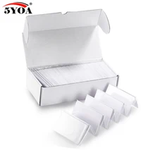 100 шт. IC Карточки контроля доступа Стикеры 13,56 мГц ISO14443A S50 Стикеры универсальный RFID наклейки Время Посещаемость Карты