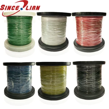 

50m Superfine Signal OK Wire Cable AWG32 FEP Headset Cable Signal Wire Shielding Wire Cable OD 0.38mm For Earphone Headphone