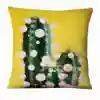 Coussin imprimé Cactus plante tropicale, taie d'oreiller décoratif vert frais, décoration de maison, canapé ► Photo 2/6
