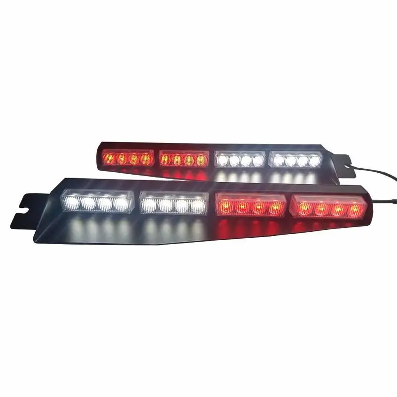 32LED 32W LED Lightbar Visor Light Windshield Emergency Hazard Warning