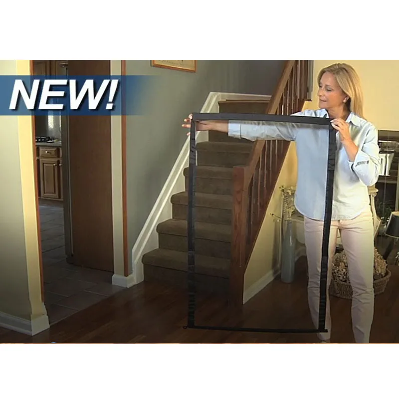 Dog Gate Folding Safe Guard Baby Gate Protection Mesh Portable Pet Baby