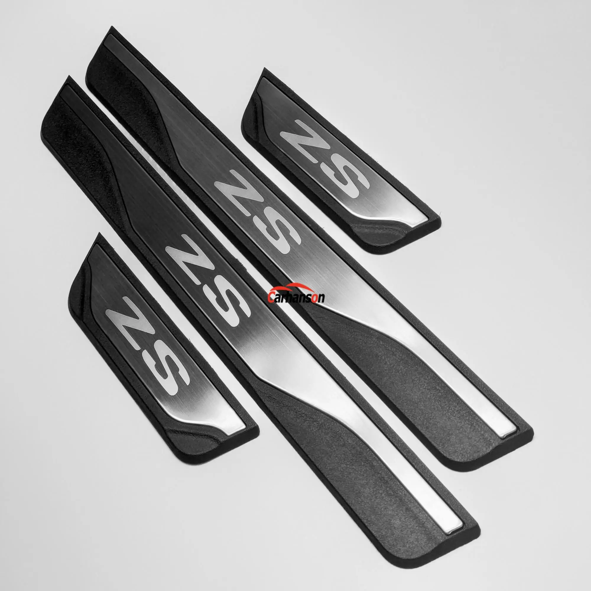  Car-Styling Styling For Mg Zs 2017 2020 Car Accessories Stainless Steel Door Sill Trim Scuff Paltes