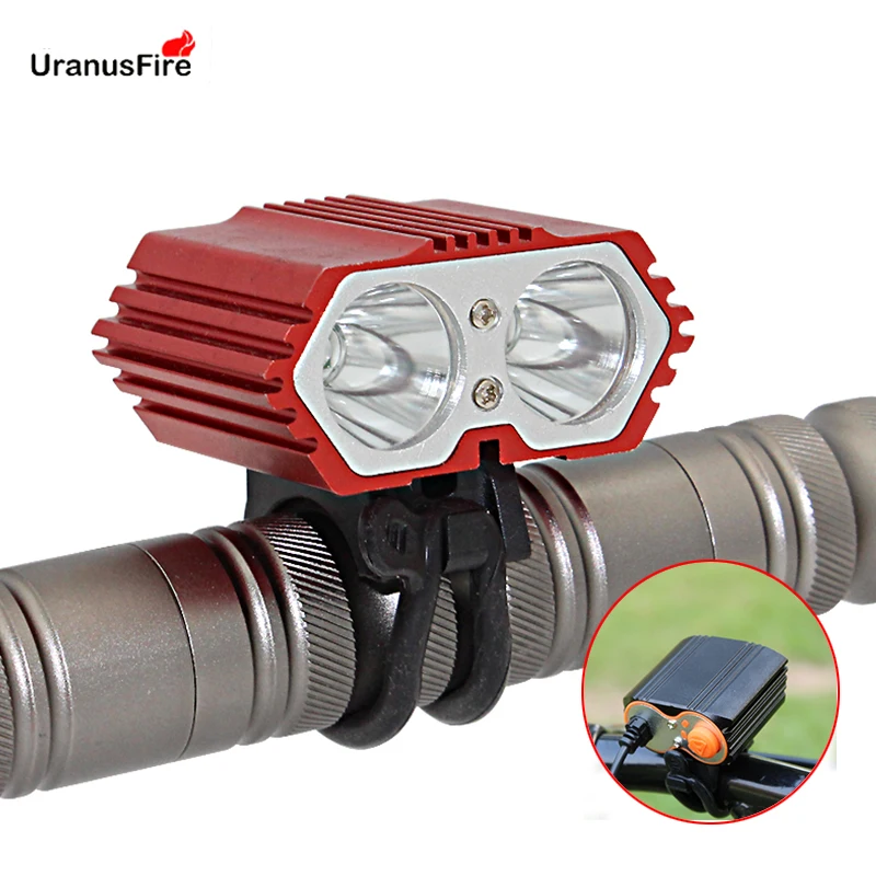Фара велосипедная Uranusfire 2 в 1 2300 лм зарядка через usb|Налобные LED-фонари| |