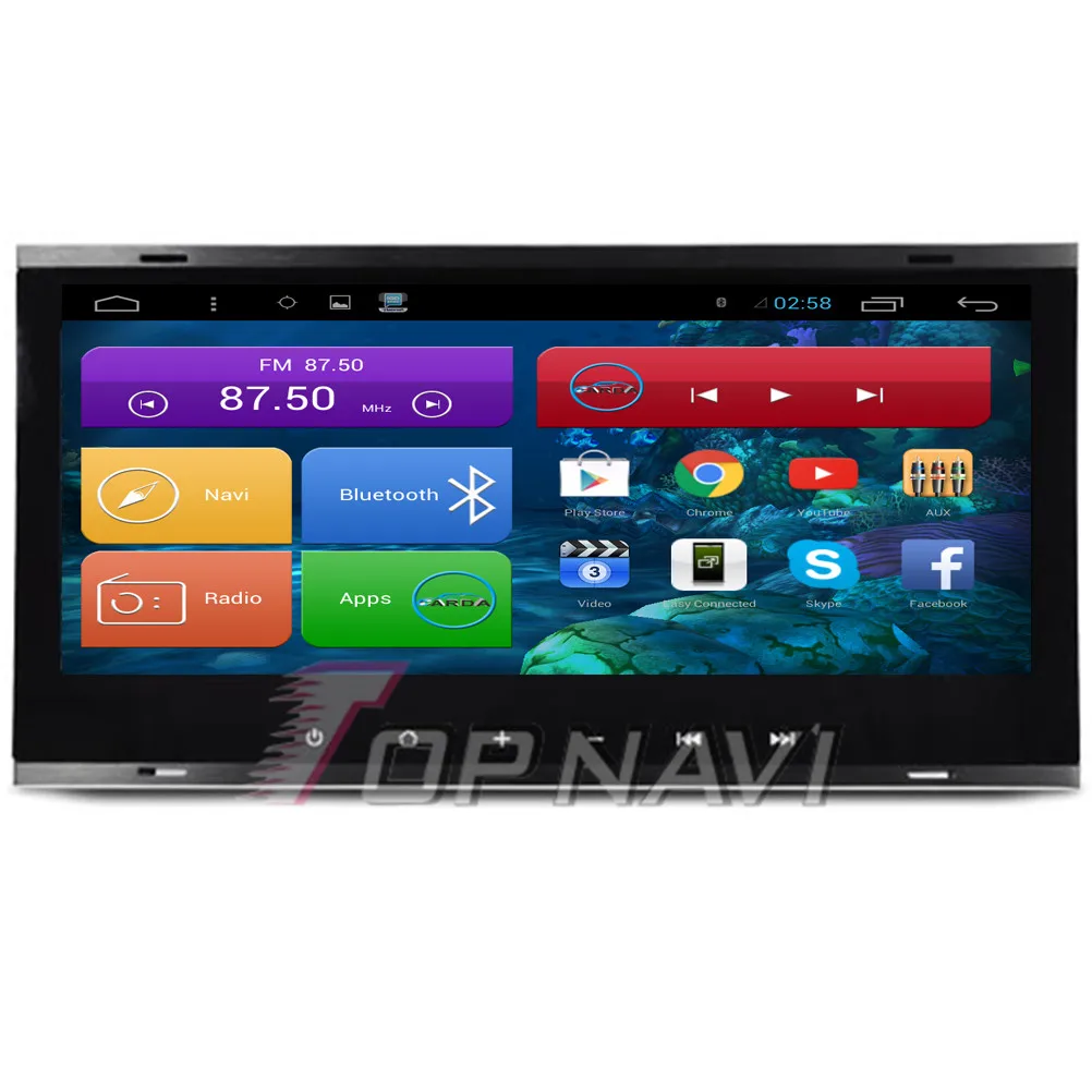 

Topnavi 8.8'' Quad Core Android 6.0 Car GPS Navigation for VW Old Touareg 2003 2004 2005 2006 2007 2008 2009 2010 Radio,NO DVD