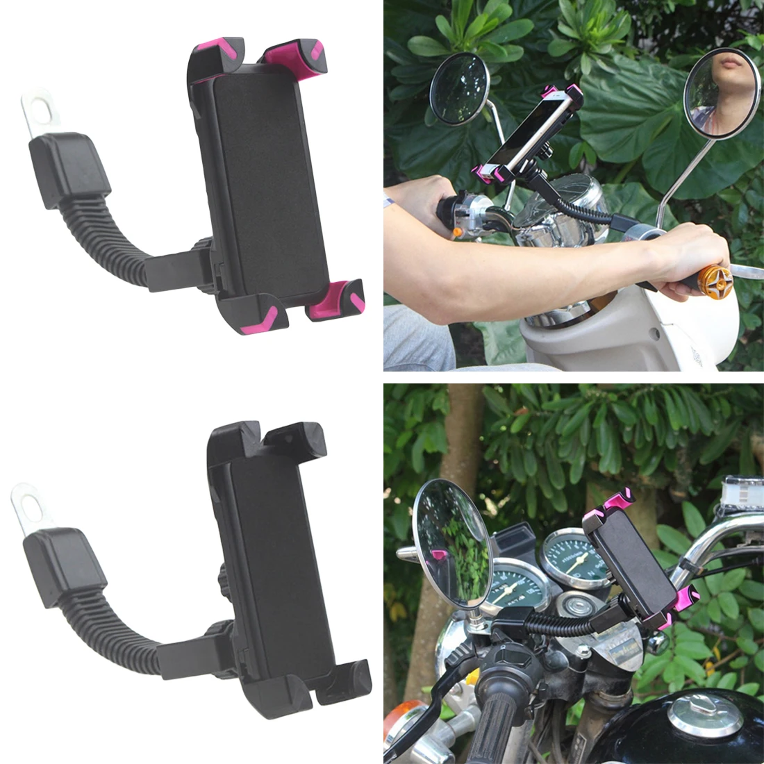  Universal Bike Motorrad Telefon Halter Fahrrad MTB Telefon Stehen GPS Navigation Halterung Bike Zub