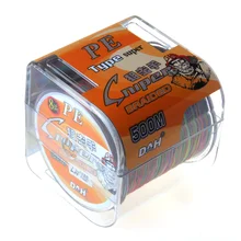 8 нитей 500 м PE рыболовная леска, брендовая многоцветная плетеная леска, многонитевая прочная леска, дешевая