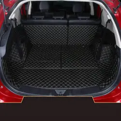 На заказ полный Крытый коврики для ног водостойкий прочный Автомобильный багажник коврики для Mitsubishi Outlander 5 мест 7 мест 2013-2018 год