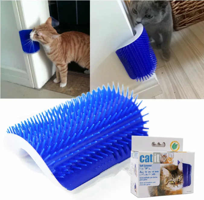 New-Pet-Products-2017-Cat-Brush-High-Quality-Pet-Cat-Comb-Cat-Massage-Self-Groomer-With