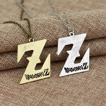 

Anime Dragon Ball Necklace Charm Silvery DragonBall Z Logo Pendant Necklace For Men Fashion Cool Action Figure Cosplay Toys