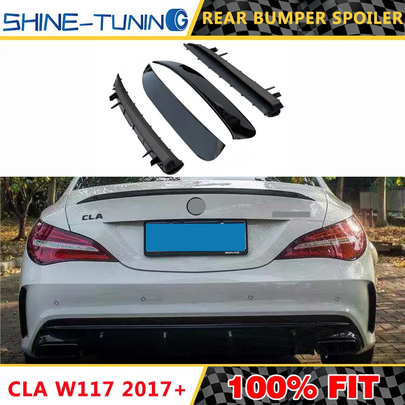Для нового заднего бампера CLA class W117 спойлер aero kit лезвие CLA200 CLA250 CLA220 (с спортивным