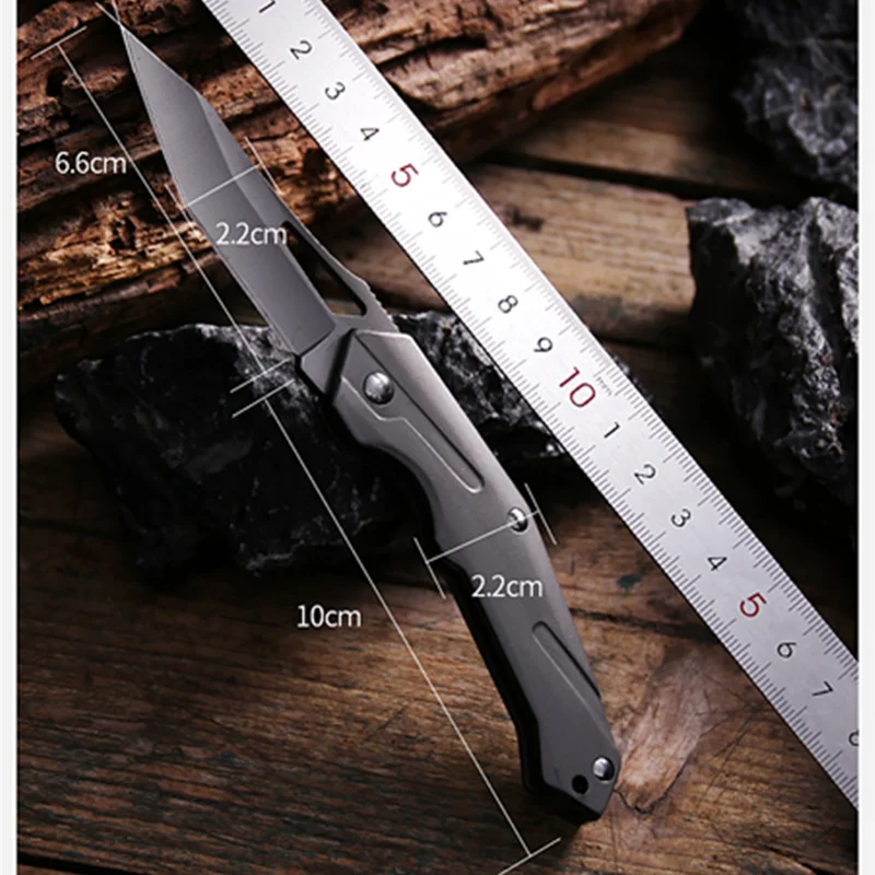 

Survival Knife Mini Portable Key Edc Stainless Steel Fold Camping Tactical Folding Pocket Ring Outdoor Tools Hunting Knives