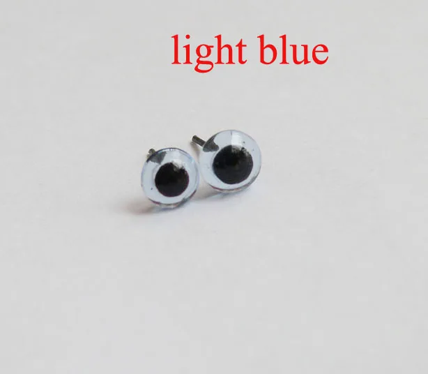 70pcs/lot new arrvial 6/8/10/12/14/16mm glass toy eyes with pin for diy handcraft maerials--color option 6