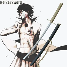 Anime Bleach Katana Ulquiorra Cifer Murcielago Zanpakuto Cosplay Sword Real Carbon Steel Sharp Edge