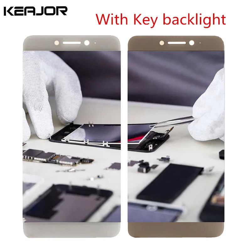 Leeco Cool 1 C106 LCD Screen Leeco Coolpad Cool 1 R116 Display Screen With Key Backlight