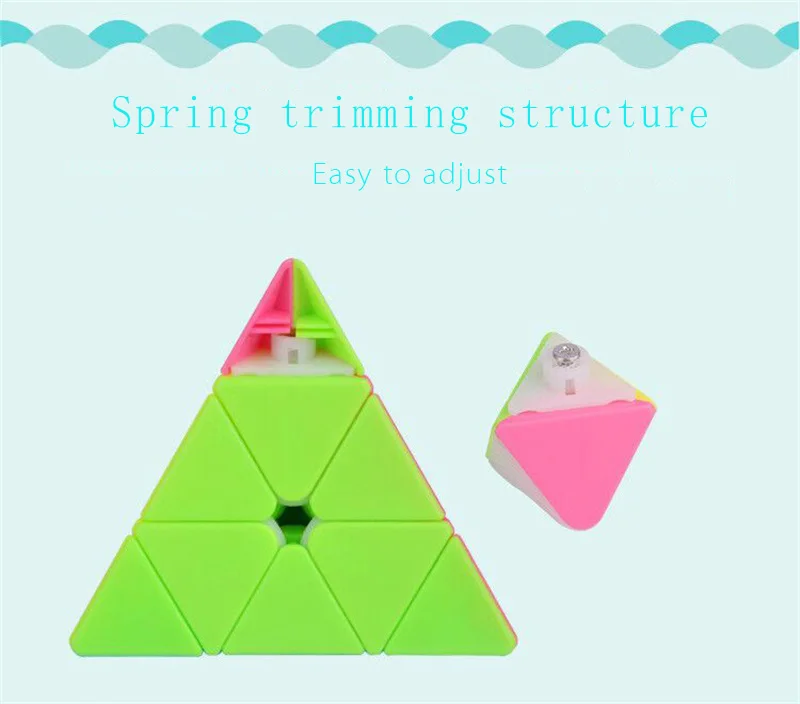 Кубик Треугольная пирамида Magic Скорость поворотный кубик кубик-головоломка образовательная игрушечная головоломка cubo magico специальные