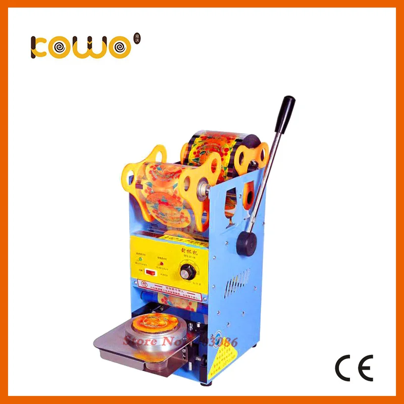 Professional electric plastic cup sealing machine 300-400 cups/hour cup sealer bubble tea sealing machine kitchen appliances Professional electric plastic cup sealing machine 300-400 cups/hour cup sealer bubble tea sealing machine kitchen appliances