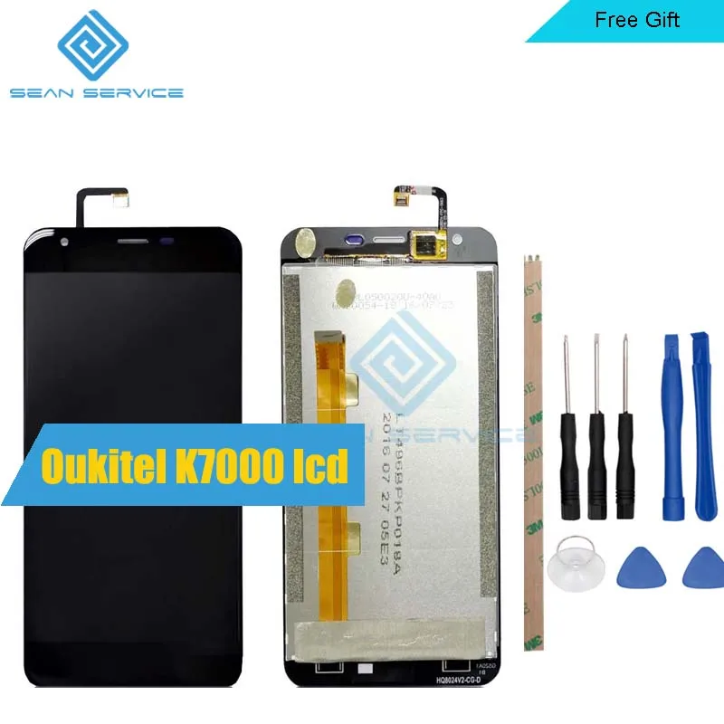 

5.0inch For Original Oukitel K7000 Display+Touch Screen Digitizer Assembly Replacement 1280X720P Stock