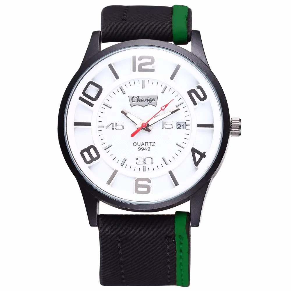 Chaxigo 2017 Hot Popular Leather Business Men Watch The Luxury Brand Watch Charm Style Watches Encanto