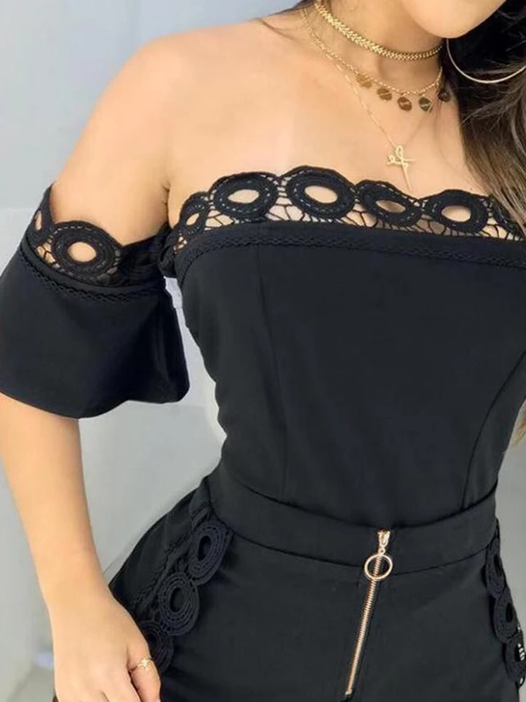 2019 летние Для женщин пикантные Лоскутные молнии Высокая Талия Slim Fit ползунки