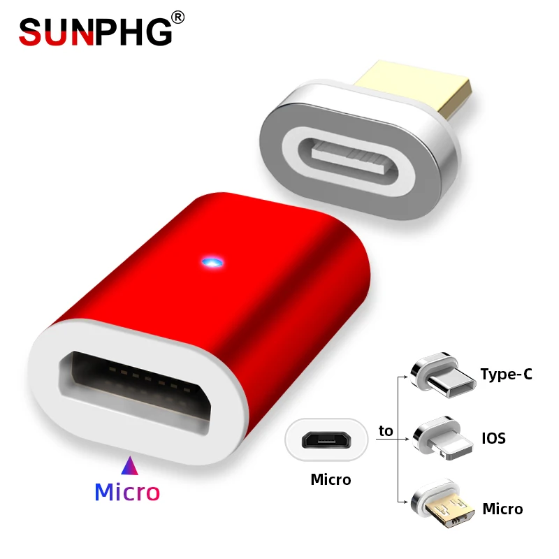 SUNPHG Micro USB Adapters to Type C Microusb Converter for