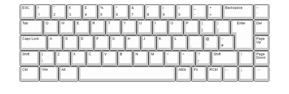 Tada68 diy kit пользовательская механическая клавиатура Вишневый синий гатерон красный переключатель