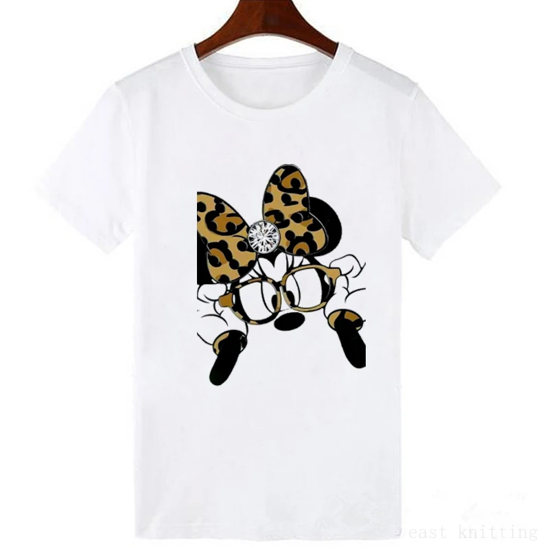 

FIXSYS Cartoon Graphic Printed T Shirts Summer O Neck Women T-shirt White Short-sleeved Shirt Casual Harajuku Clothing