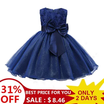 Princess Flower Girl Dress Summer Tutu Wedding Birthday Party Kids Dresses For Girls Children's Costume Teenager Prom Designs