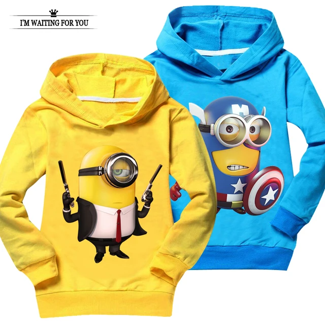 Minions t shirt top quality baby girl clothes despicable me children