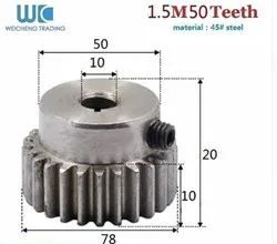 1pc 1.5mod 1.5 módulo de alta precisão