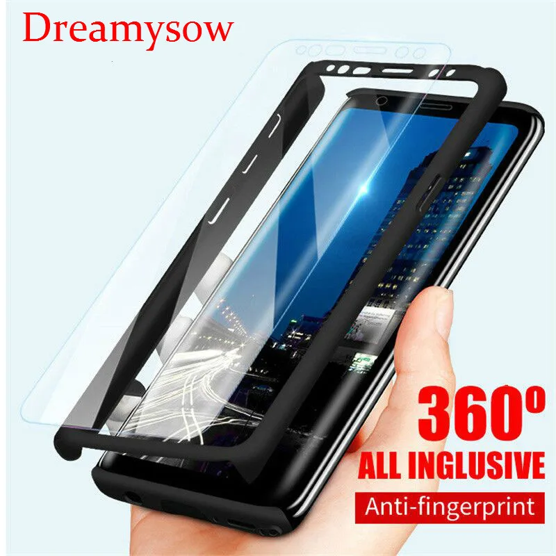 

Luxury 360 Protective Case For Samsung Galaxy A20E A10 A40 A70 Phone Case For Samsung J4 J6 A6 A8 Plus 2018 A750 S10 Cover Case