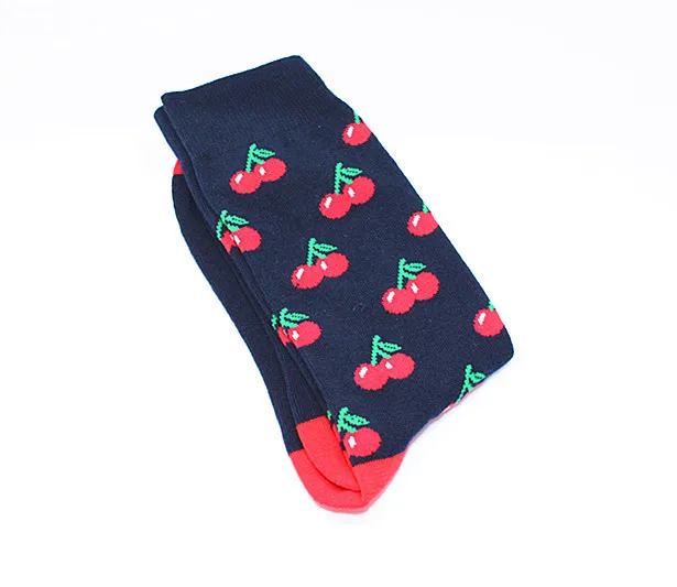 Новинка года; мужские хлопковые носки в стиле хип-хоп Харадзюку; забавные носки с обезьяной, полярным медведем, лисой для мужчин; подарок на свадьбу и Рождество - Цвет: 20