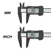 Calibrador Vernier Digital de 150mm y 100mm pinza de carbono precisa calibradores electrónicos instrumento de medición, batería de botón de uso ► Foto 2/6