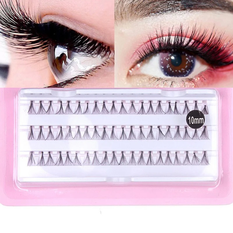 

2019 Hot 1 Box Professional Makeup Individual Cluster Eye Lashes Grafting Fake False Eyelashes Lashes Natural Style Maquiagem